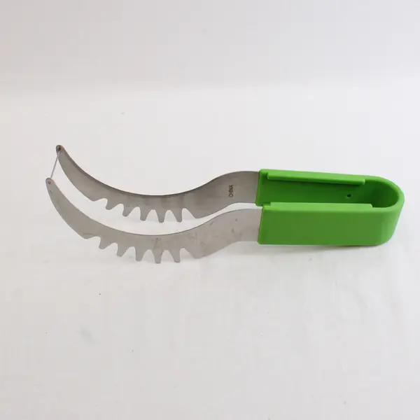 Watermelon Slicer Cutter Comfort Silicone Handle Home Stainless Steel Blade
