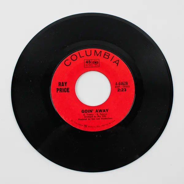 Ray Price She Wears My Ring/ Goin' Away Columbia 45 RPM