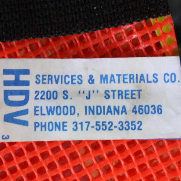 HDV Vest GPV High Visibility One Size Reflective Orange Mesh Work A-1