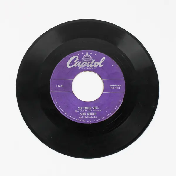 Stan Kenton 45 RPM Laura / September Song Capitol Records