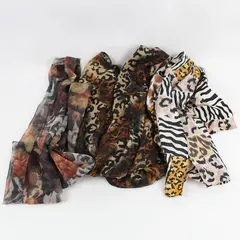 Lot of 3 Women's Lightweight Animal Print Scarves