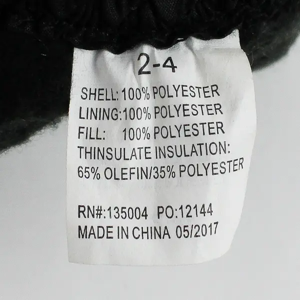 Becker Black Winter Mittens Kids' Size 2-4