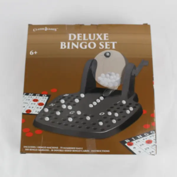 Classic Games Deluxe Bingo Set New in Box (Box Damage)