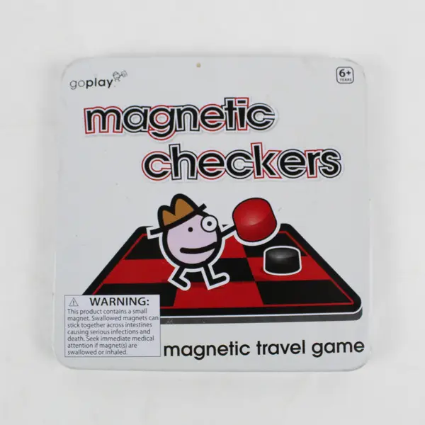 Magnetic Checkers Go Play Complete 2013