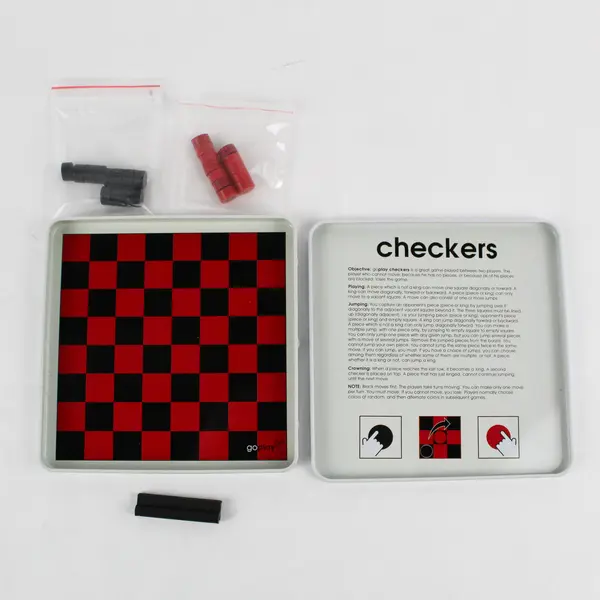 Magnetic Checkers Go Play Complete 2013