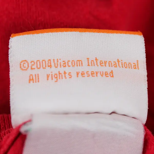 2004 Nickelodeon Spongebob Christmas T-Shirt Men's Size 2XL FLAWED