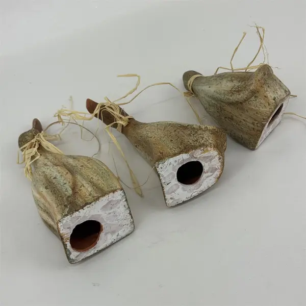 Set of 3 Hand Painted Nesting Duck Figurines