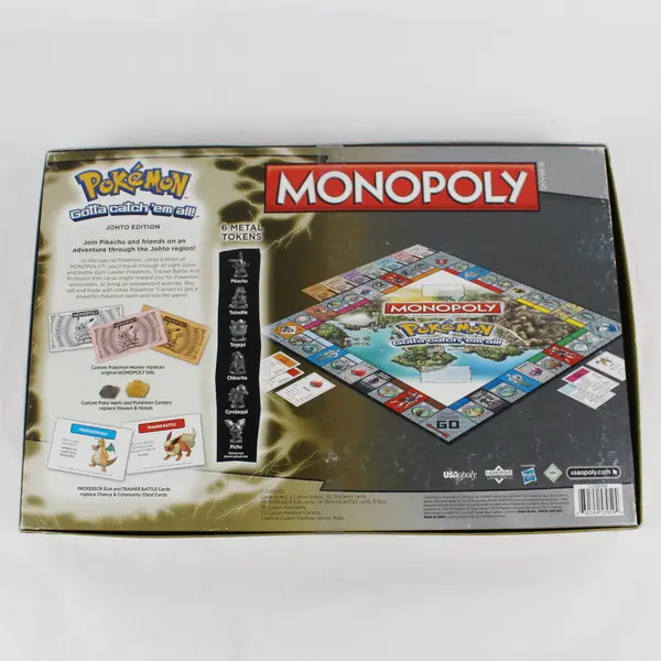 Monopoly Pokemon Johto Edition 2016 Board Game Missing Token