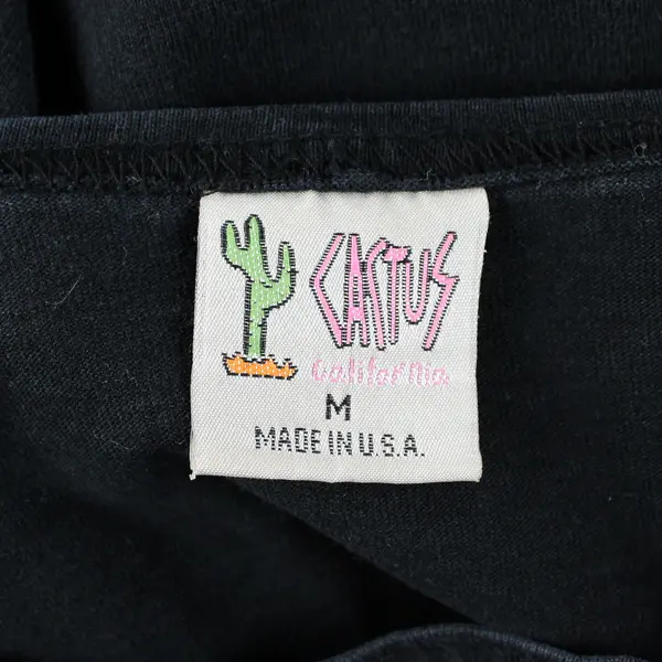 VTG Cactus California 2 Pc Set Black Cotton Vest and Dress Women's Medium FLAWED