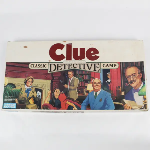 Vintage Clue Parker Brothers 1986 Classic Detective Board Game Complete