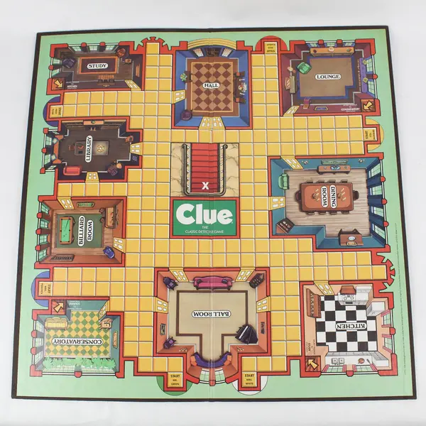 Vintage Clue Parker Brothers 1986 Classic Detective Board Game Complete
