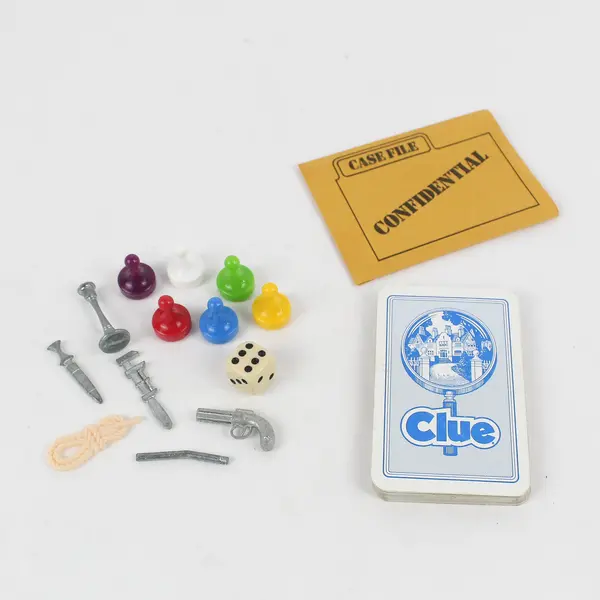 Vintage Clue Parker Brothers 1986 Classic Detective Board Game Complete