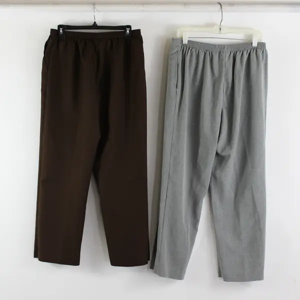 Lot of 2 Alfred Dunner Tapered Leg Pull-On Pants Women's Size 14 FLAWED