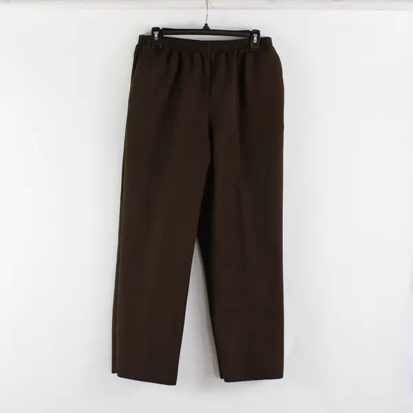 Lot of 2 Alfred Dunner Tapered Leg Pull-On Pants Women's Size 14 FLAWED