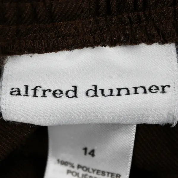 Lot of 2 Alfred Dunner Tapered Leg Pull-On Pants Women's Size 14 FLAWED