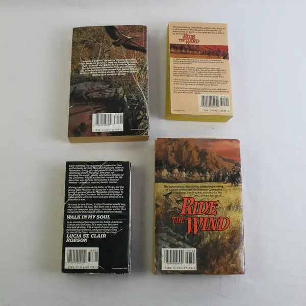 Lot of 4 Lucia St Clair Robson Novels 1982 - 1989 Historical Fiction Paperback