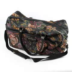 Gloria Vanderbilt Floral Tapestry Carry-On Duffle Bag Luggage