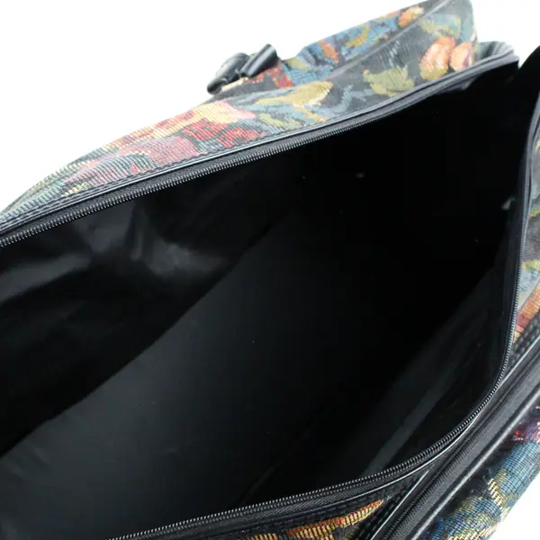 Gloria Vanderbilt Floral Tapestry Carry-On Duffle Bag Luggage