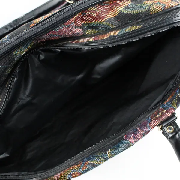 Gloria Vanderbilt Floral Tapestry Carry-On Duffle Bag Luggage