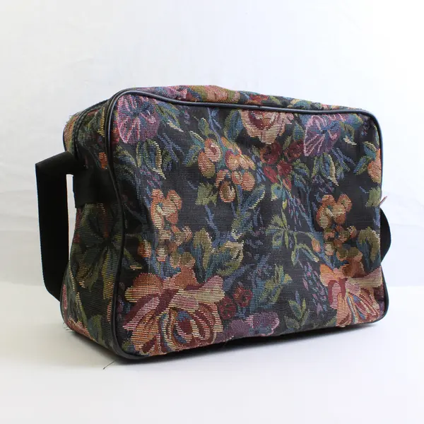 Gloria Vanderbilt Floral Tapestry Carry-On Overnight Weekender Bag Luggage