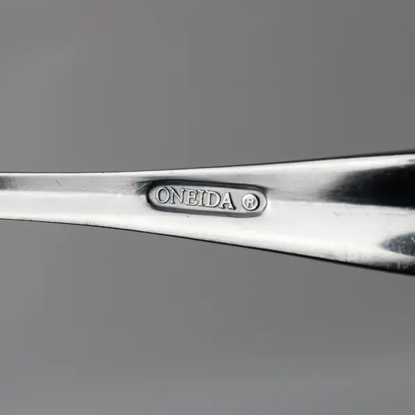 Lot Of 5 Oneida Silver Pluma (Stainless) Flatware Teaspoons 6.5" Long