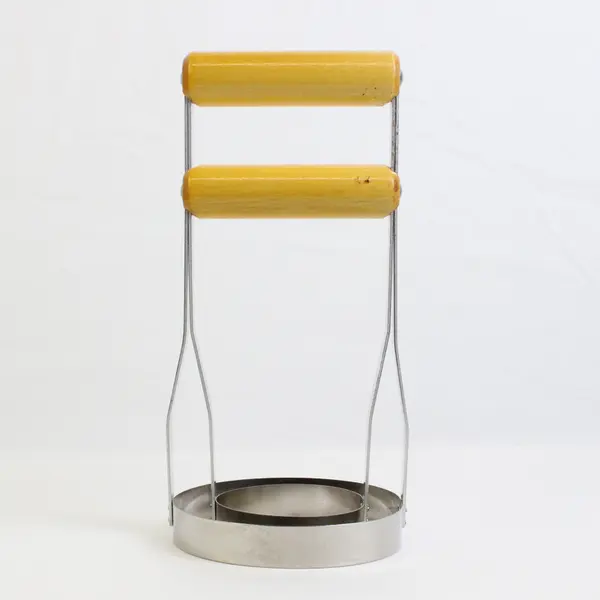 Kwik-Kut MFG. Co. Mohawk, N.Y. Biscuit Cutter Double Blade with Wood Handle