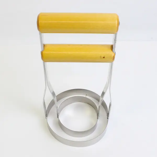 Kwik-Kut MFG. Co. Mohawk, N.Y. Biscuit Cutter Double Blade with Wood Handle