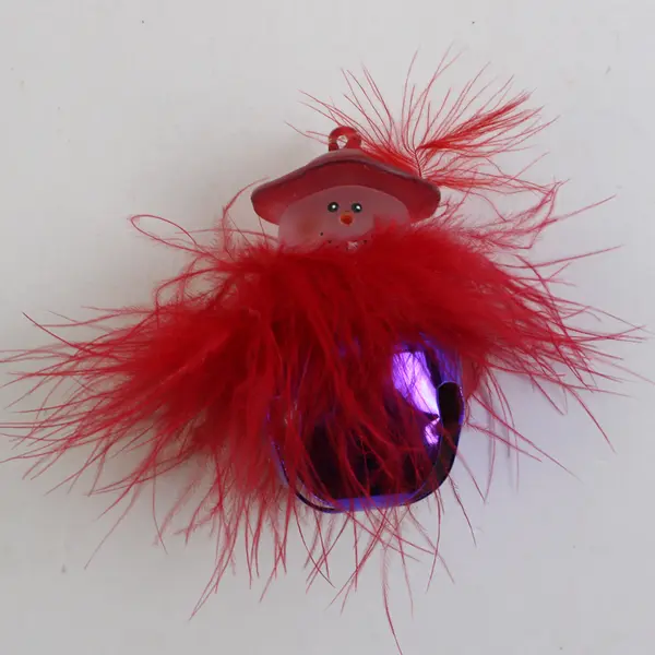 Lot of 7 Whimsical Snowmen Ornaments One Bell