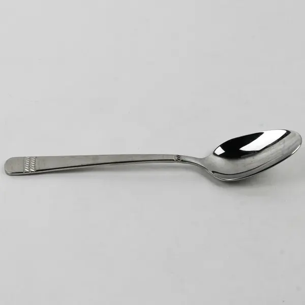 Lot Of 5 Oneida Silver Pompei (Stainless) Flatware 4 Soup Spoons & Dinner Knife