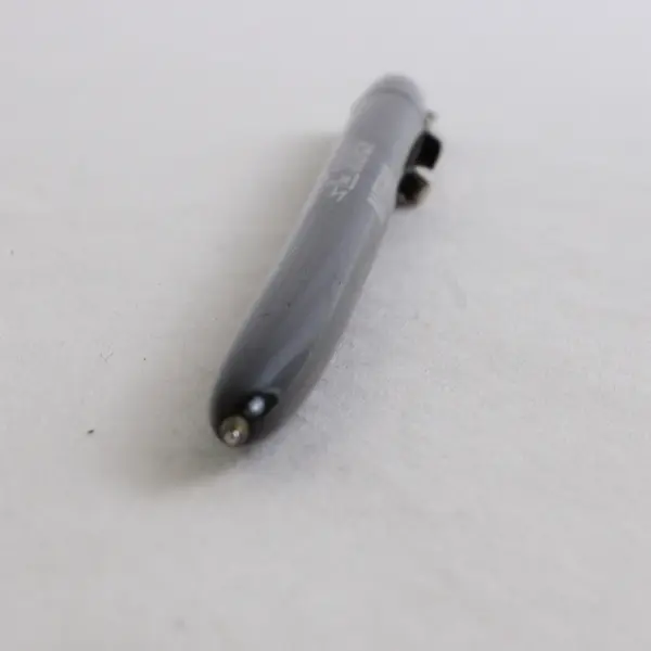 Vintage Ballpoint Pen NIC L Silver Batteries Company Advertising