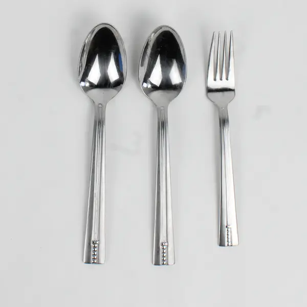 Lot Of 3 Oneida Silver Park Avenue (Stainless) Flatware Soup Spoons & Salad Fork