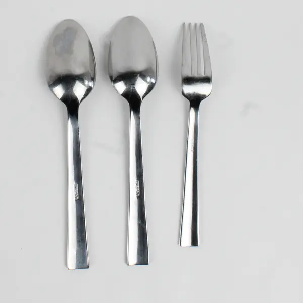 Lot Of 3 Oneida Silver Park Avenue (Stainless) Flatware Soup Spoons & Salad Fork