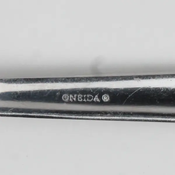 Lot Of 3 Oneida Silver Park Avenue (Stainless) Flatware Soup Spoons & Salad Fork