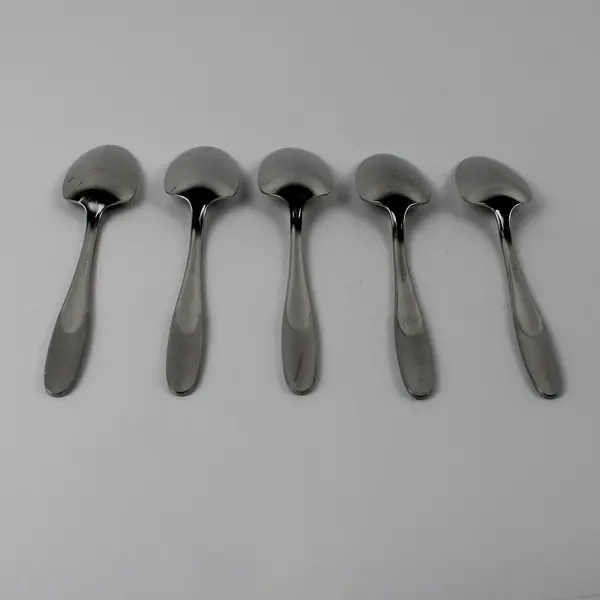Lot Of 5 Oneida Silver Paramount (Stainless) Flatware Soup Spoons 7.25" Long