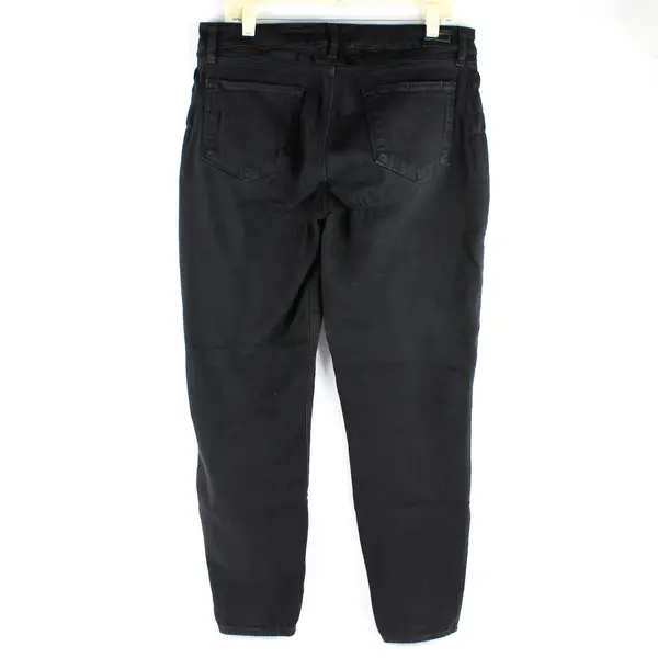 Paige Women's 38 Black Verdugo Ankle Tapered Leg Denim Stretch Jeans