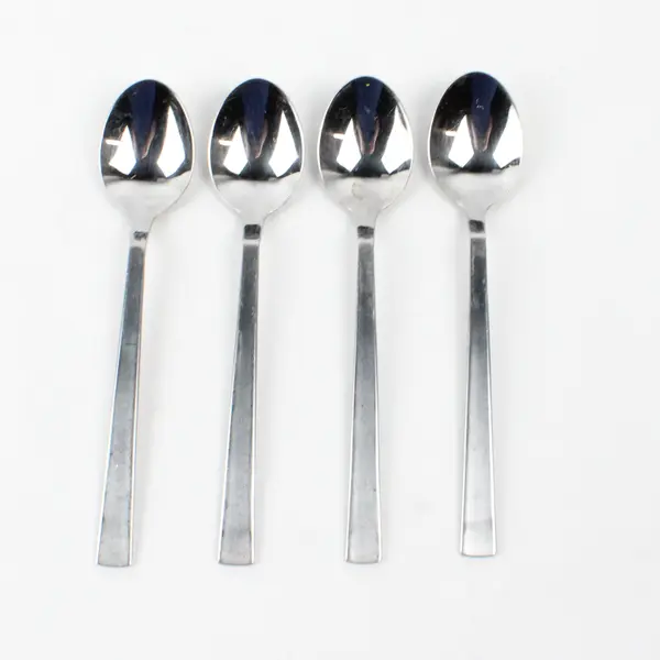 Lot Of 4 Oneida Silver Padova (Stainless) Flatware Soup Spoons 8.25" Long