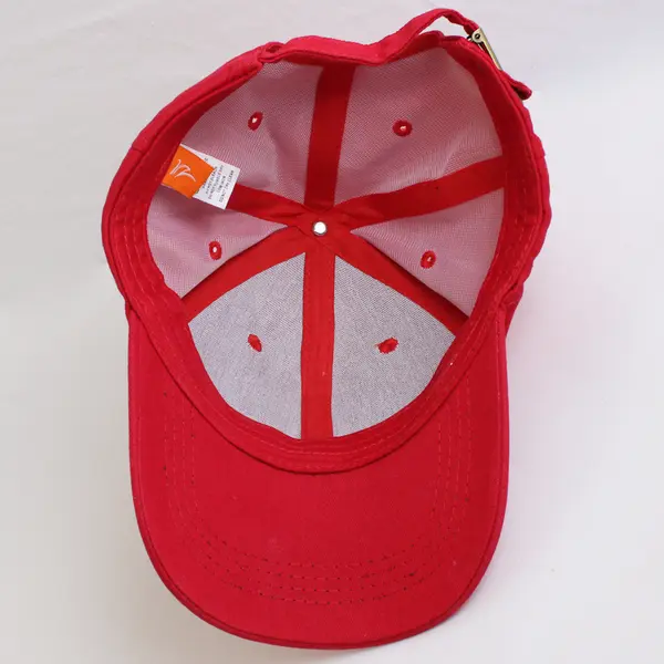 Langzhen Red Cotton Baseball Cap Adult Size Large