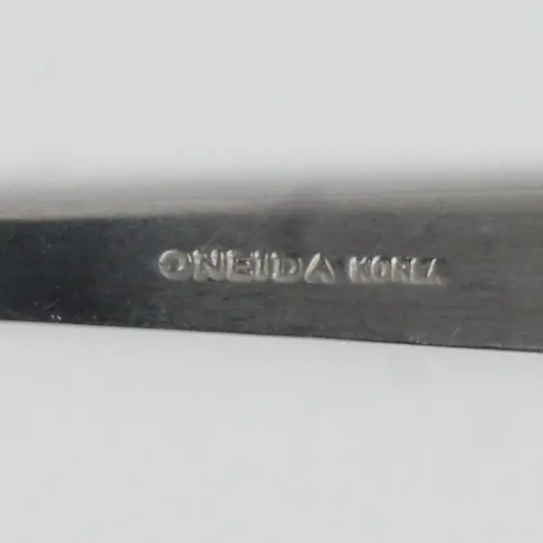 Lot Of 5 Oneida Silver Padova (Stainless) Flatware Forks & Sugar Spoon