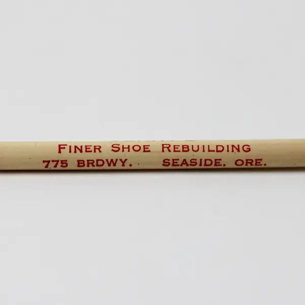 Vintage Mini Keychain Pen Jerry's Finer Shoe Rebuilding Seaside Oregon