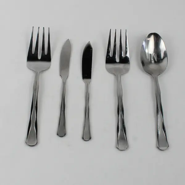 Lot Of 5 Oneida Silver Panorama (Stainless) Flatware Forks, Spoon & Knives