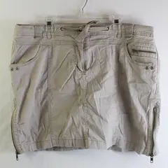 Reitmans Beige Cotton Skort Juniors Size 9