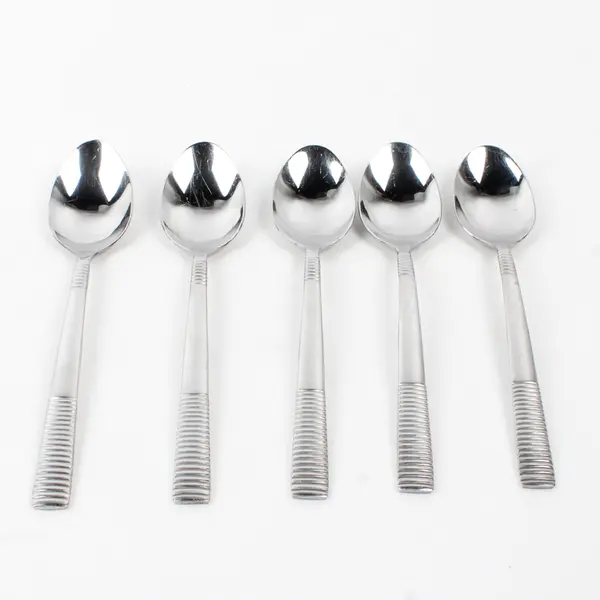 Lot Of 5 Oneida Silver Paxton (Stainless) Flatware Teaspoons 6.5" Long