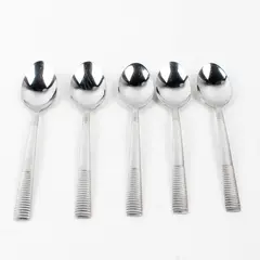 Lot Of 5 Oneida Silver Paxton (Stainless) Flatware Teaspoons 6.5" Long