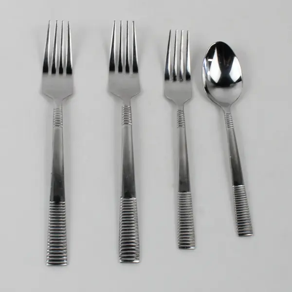 Lot Of 4 Oneida Silver Paxton (Stainless) Flatware 3 Forks & 1 Teaspoon
