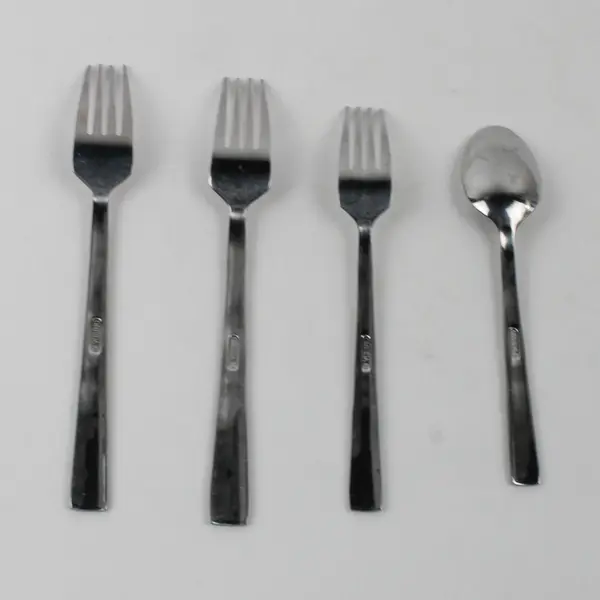 Lot Of 4 Oneida Silver Paxton (Stainless) Flatware 3 Forks & 1 Teaspoon