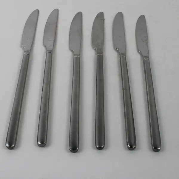 Lot Of 6 Oneida Silver Paxton (Stainless) Flatware Dinner Knives 9.75" Long