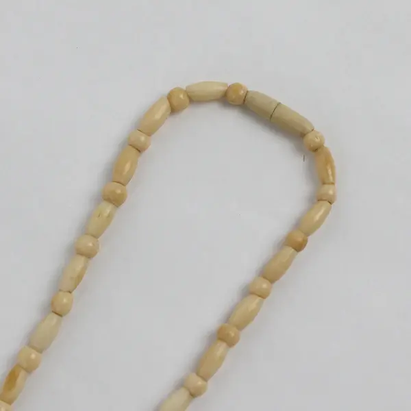 Vintage Celluloid Pendant Necklace, Lady in Garden 2.8" Tall Pendant 