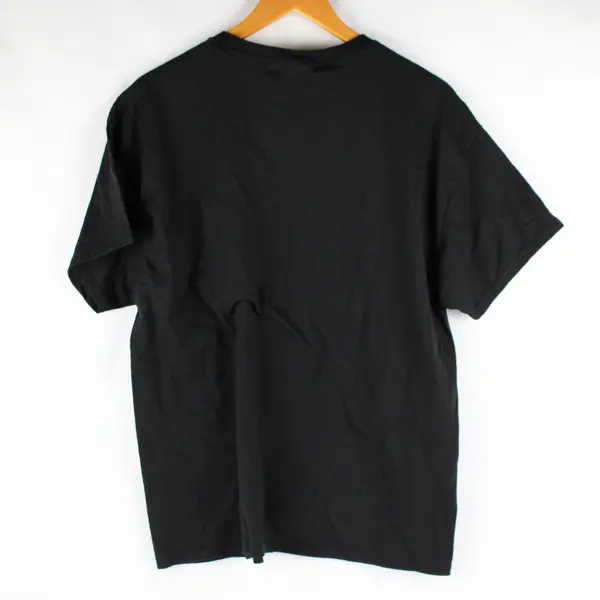  Hanes EcoSmart Solid Black Short-Sleeved Crew Neck T-Shirt Men's Size Large