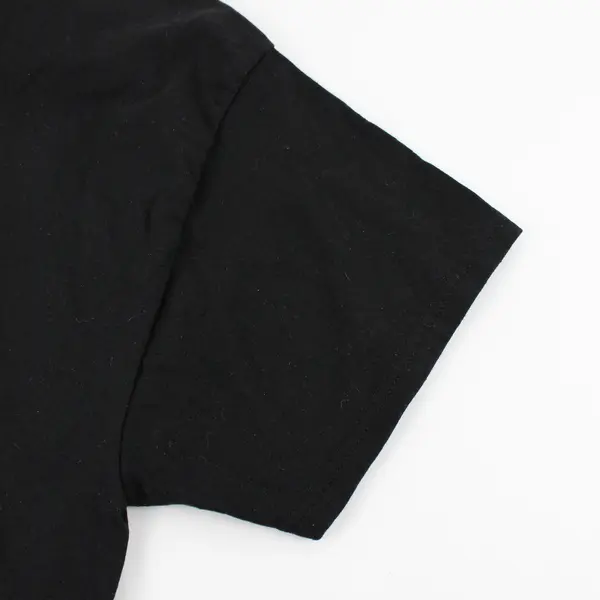  Hanes EcoSmart Solid Black Short-Sleeved Crew Neck T-Shirt Men's Size Large