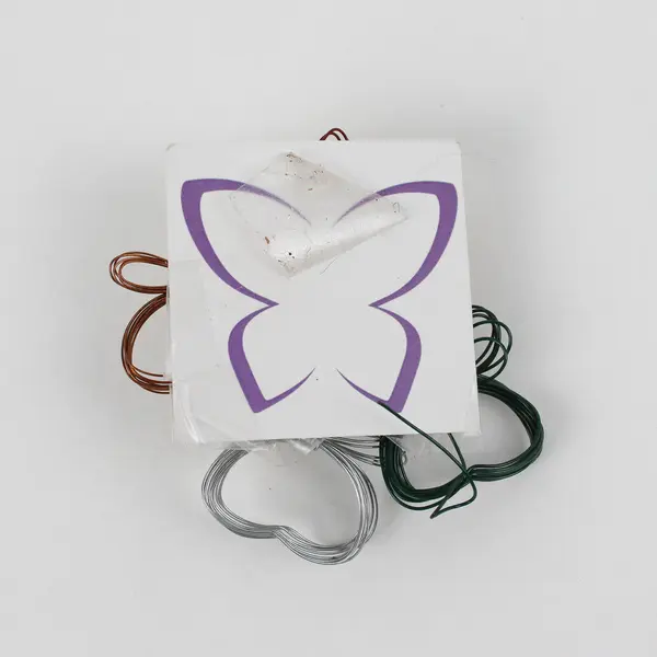 Lot of 4 Handmade Wire/Bead Angel-Shaped Decorations